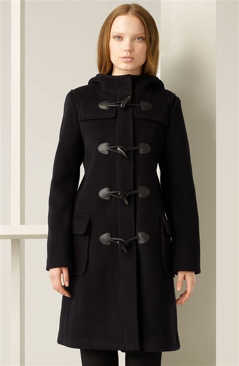 burberry blue label wool coat|burberry wool coat sale.